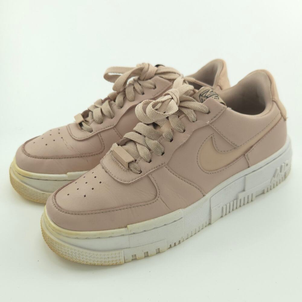 Nike Air Force 1 Pixel Particle Beige Women's Size 6.5 Pink CK6649-200